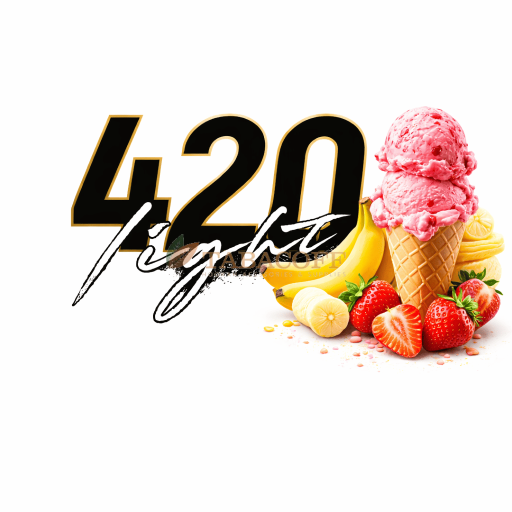 Табак для кальяна 420 Light Бананово клубничное мороженое 40 гр